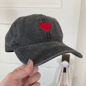NWT David and Young Embroidered Heart Cap